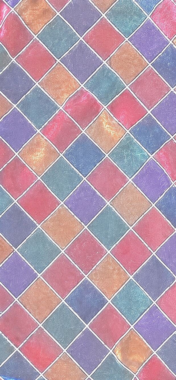 2 Pier 1 Imports Velvet Pillow Sham Cover Diamond Jewel Tone Retired 18 X 18